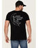 Moonshine Spirit Men's Man On The Moon Graphic T-Shirt , Black, hi-res