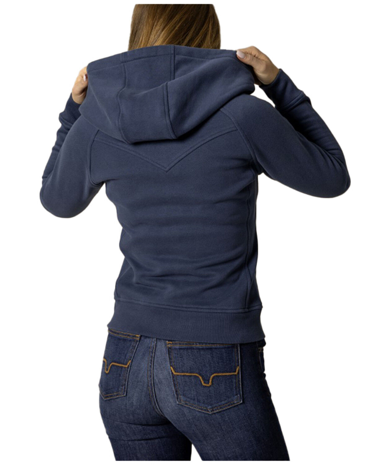 Image #3 - Kimes Ranch Women's Emma Solid Zip-Up Hoodie, Blue, hi-res