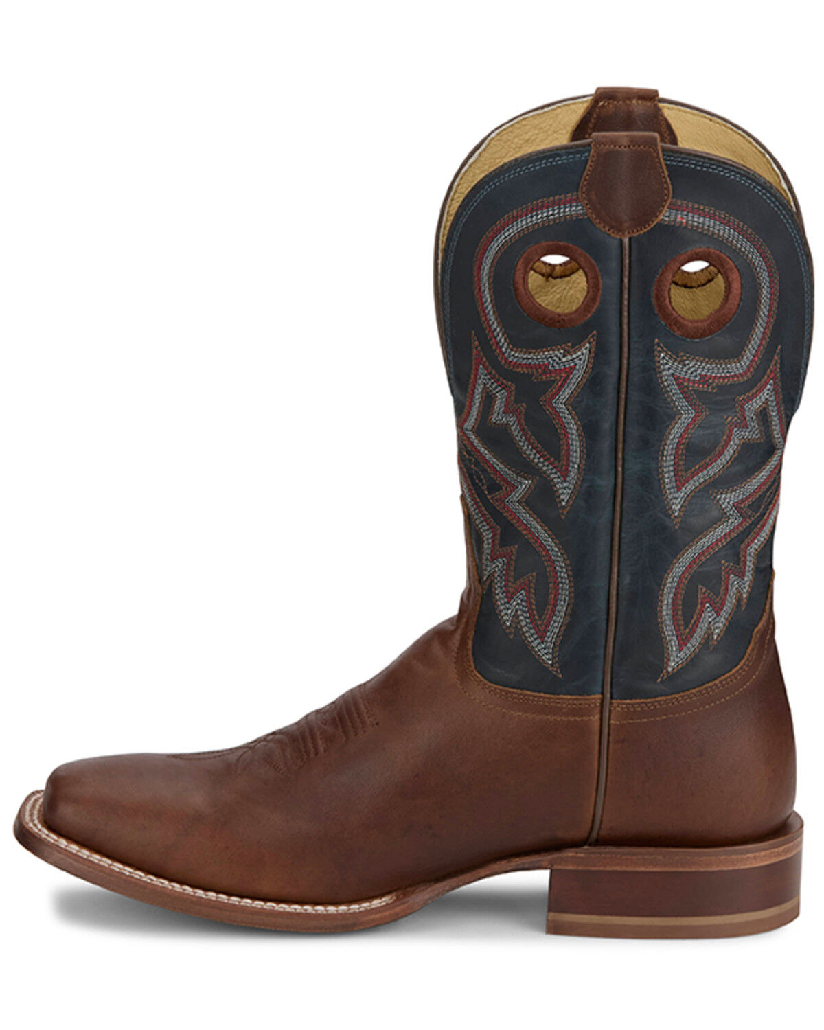 Image #3 - Tony Lama Men's Lars Western Boots - Broad Square Toe, Brown, hi-res