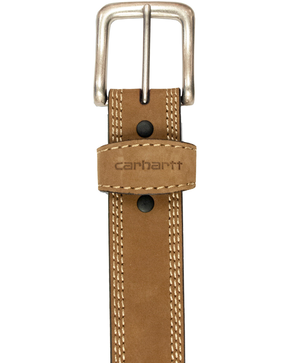 Image #2 - Carhartt Men's Detroit Work Belt, Brown, hi-res