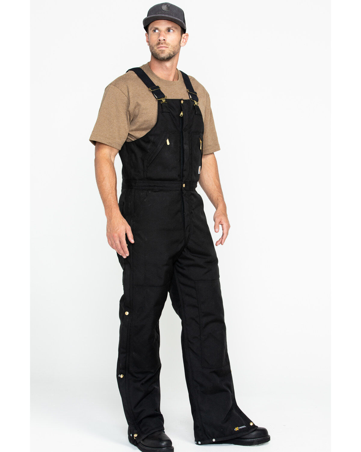 Carhartt arctic bibs black clearance