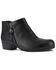 Image #1 - Rockport Women's Black Carly Work Booties - Alloy Toe, Black, hi-res