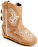 Image #1 - Boot Barn Infant Girls' Lil' Lasy Poppet Boots - Round Toe, Brown, hi-res