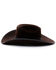 Image #3 - Serratelli 8X Felt Cowboy Hat, Black Cherry, hi-res