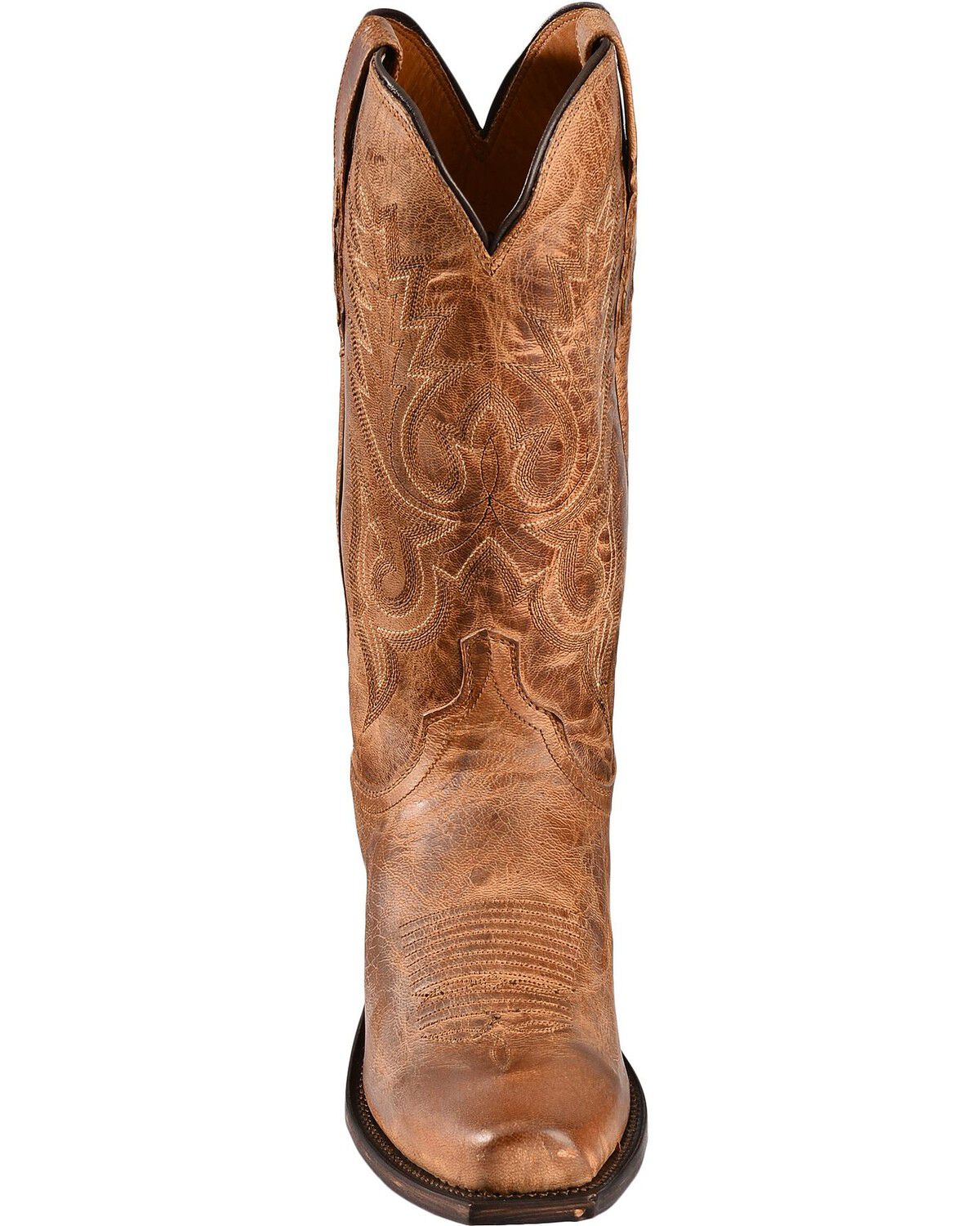 Image #4 - Lucchese Men's Handmade 1883 Mad Dog Goatskin Cowboy Boots - Square Toe, , hi-res