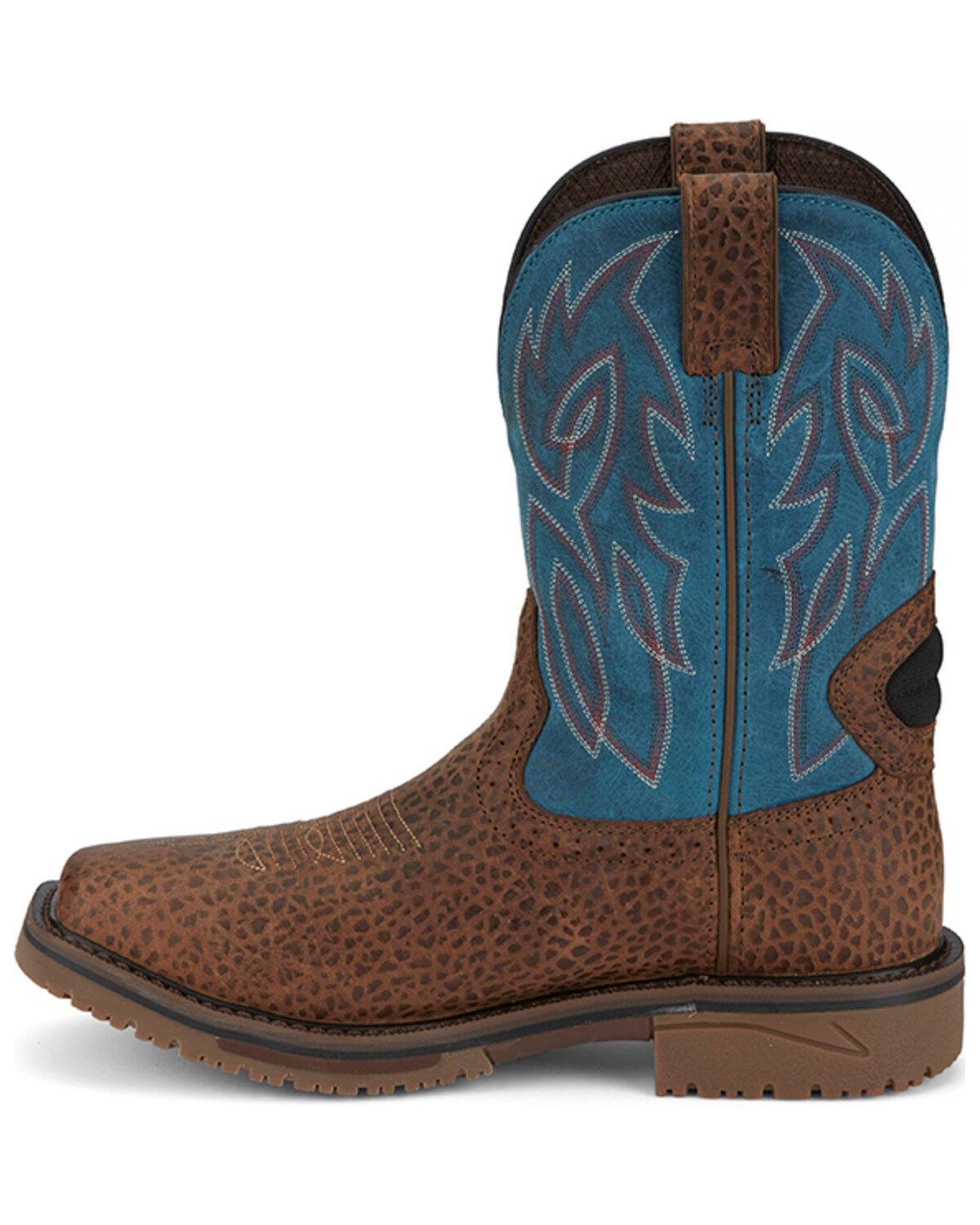 Justin Men's Broncy Pull-On Work Boots - Composite Toe