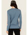 Image #4 - Carhartt Women's Loose Fit Heavyweight Long Sleeve Graphic Work Shirt, Light Blue, hi-res