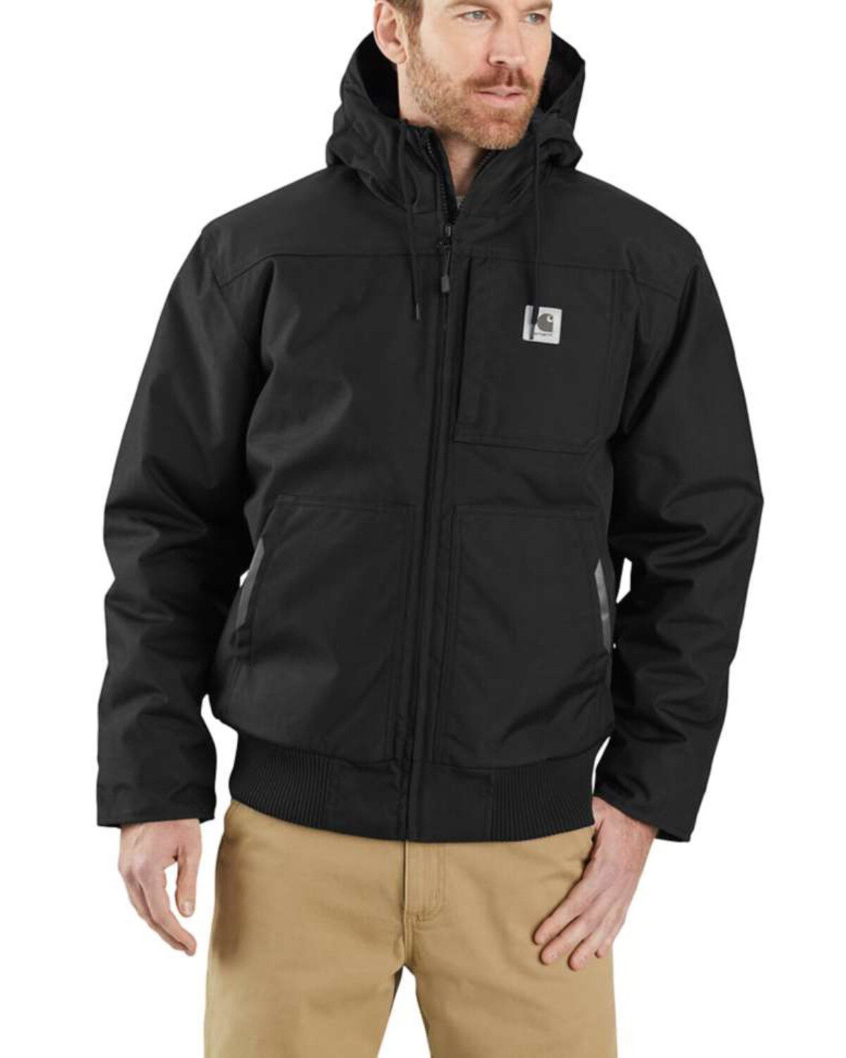 Image #1 - Carhartt Men's Yukon Extremes Insulated Hooded Active Work Jacket , , hi-res