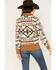 Image #4 - Pendleton Women's Foxglove Berber Mixed Print Fleece Bomber Jacket, , hi-res