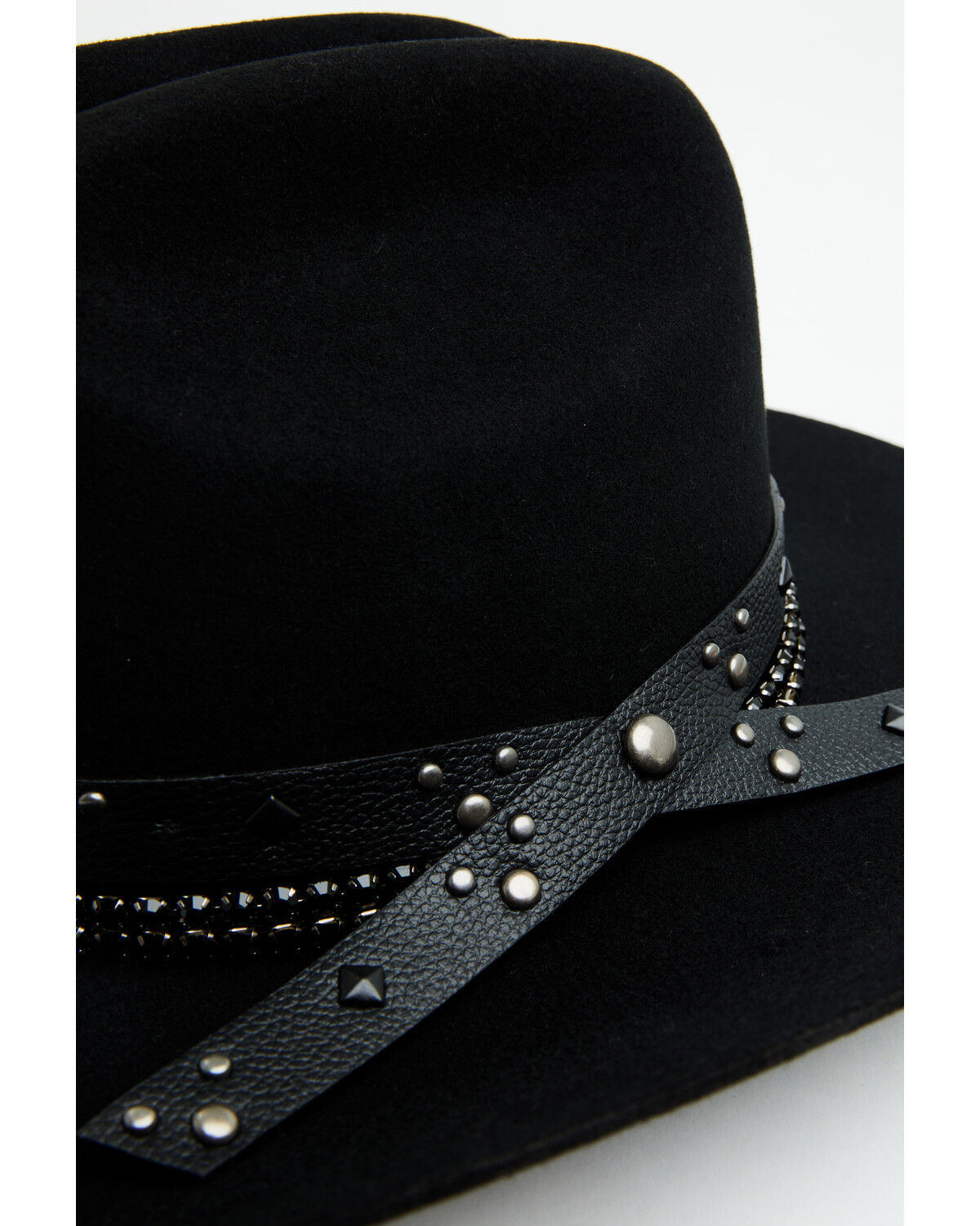 Image #2 - Idyllwind Women's Sayler Felt Cowboy Hat, Black, hi-res