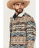 Image #2 - Wrangler Men's Southwestern Print Sherpa Lined Trucker Jacket, Tan, hi-res