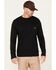 Image #1 - CAT Men's FR Long Sleeve Pocket Work T-Shirt, Black, hi-res