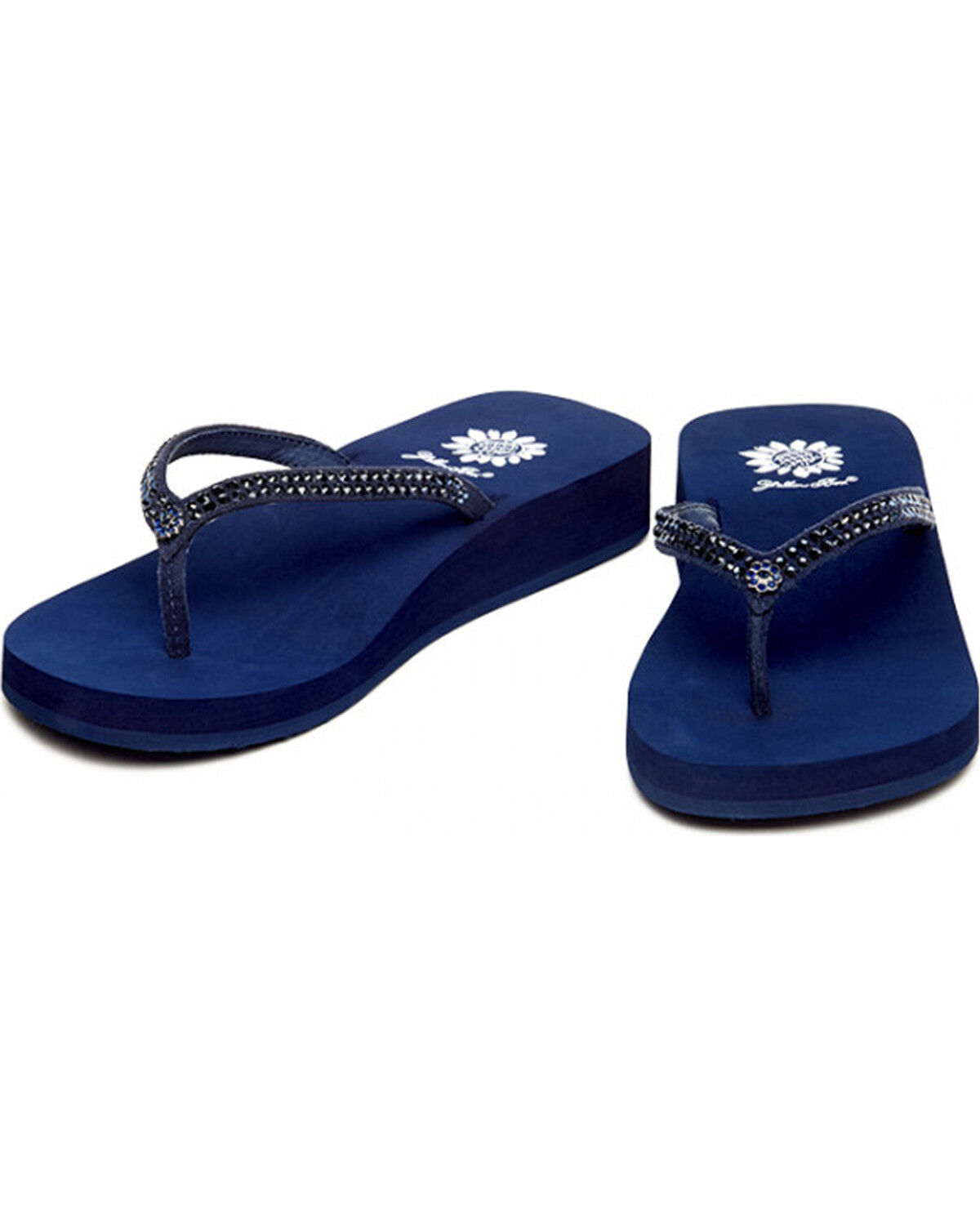 yellow box jello flip flops