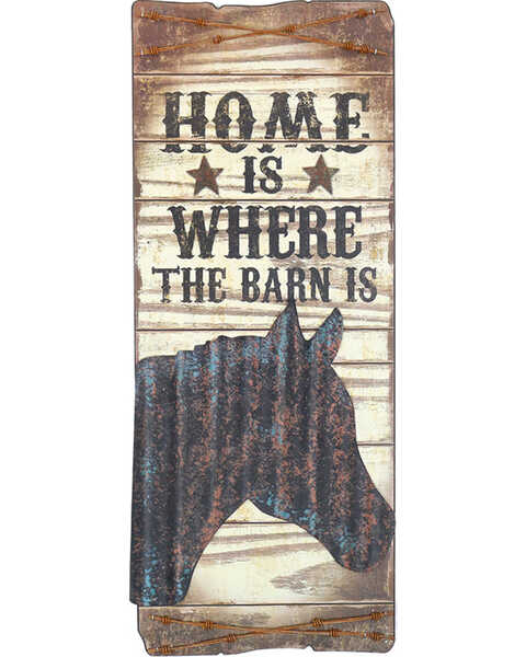 Gift Craft Home Is Where the Barn Is Wall Decor, No Color, hi-res