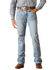 Image #3 - Ariat Men's M5 Cruz Noah Light Wash Straight Denim Jeans, Light Wash, hi-res