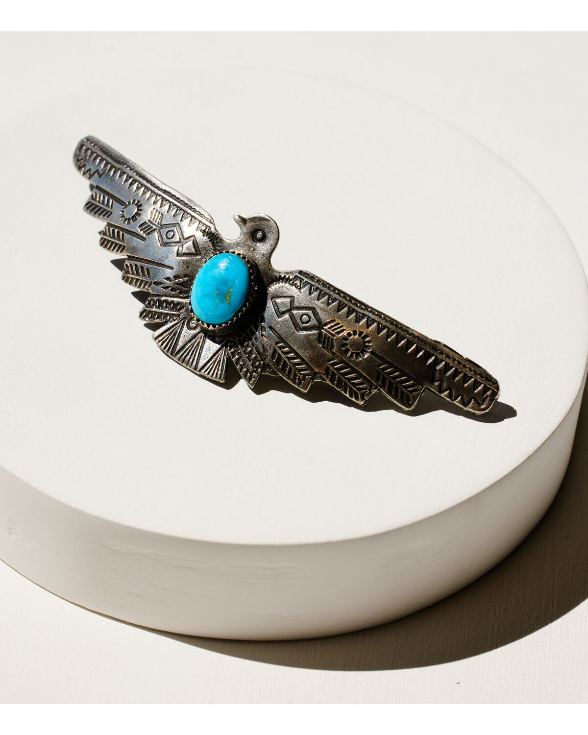 Image #1 - Broken Arrow Jewelry Women's Eagle Hair Barrette, Silver, hi-res