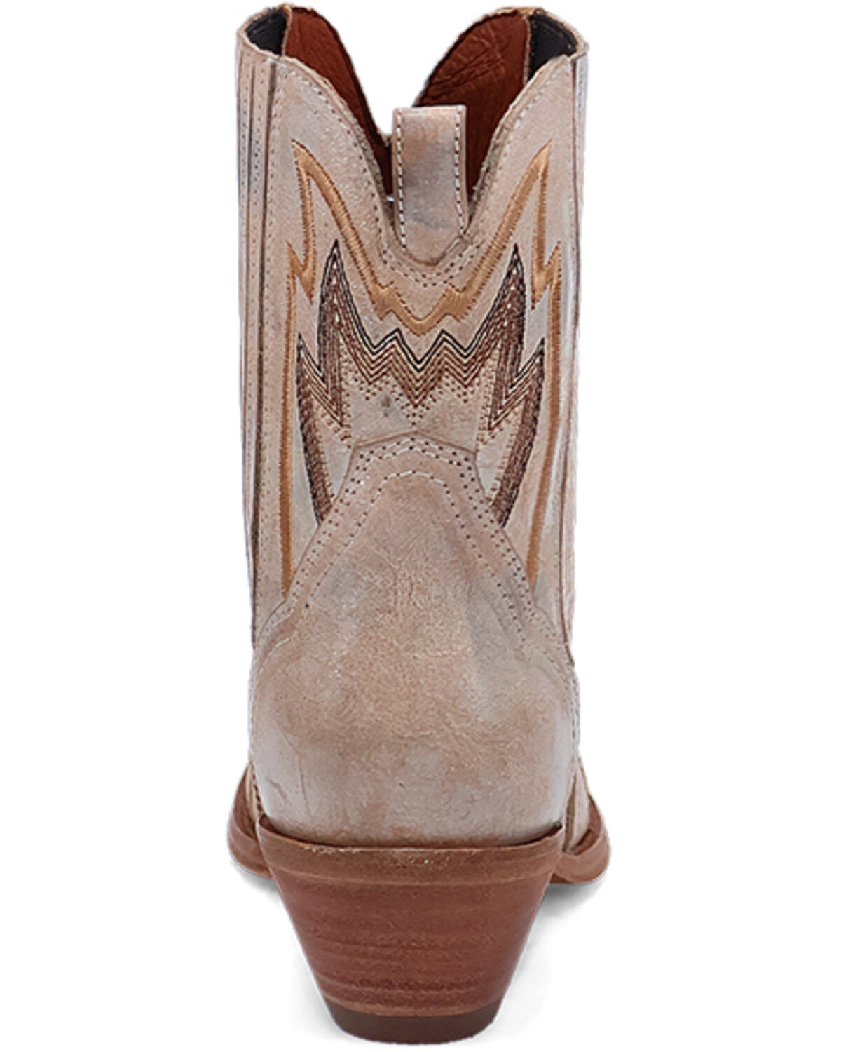 Image #5 - Dan Post Women's Bristol Western Booties - Snip Toe, Cream, hi-res