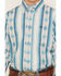 Image #3 - Ariat Boys' Southwestern Serape Striped Long Sleeve Button-Down Western Shirt, Grey, hi-res