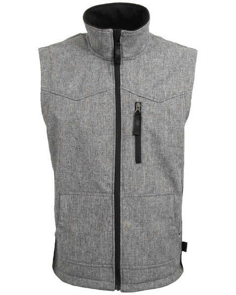 Image #1 - STS Ranchwear Men's Light Leather Barrier Vest , , hi-res