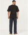 Image #3 - Carhartt Men's Canvas Dungaree Work Pants, Navy, hi-res