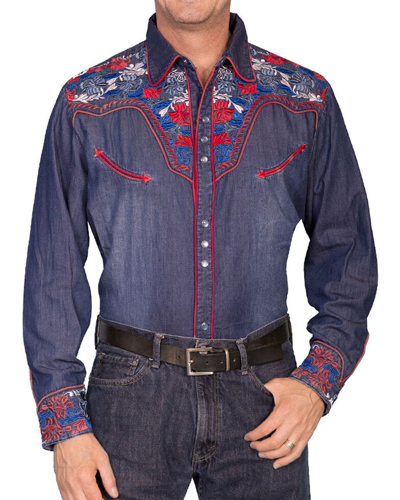 Scully Men's Retro Gunfighter Western Shirt | Boot Barn