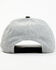 Brixton Men's Crest Baseball Cap, Heather Grey, hi-res