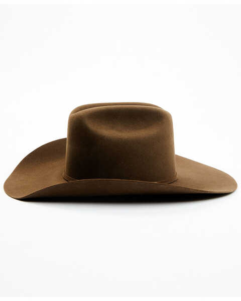 Serratelli Dark Brown 6X Peco Fur Felt Western Hat , Dark Brown, hi-res