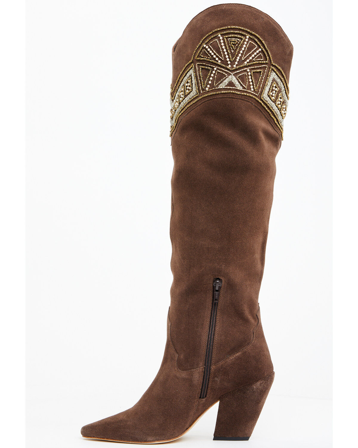 Image #3 - Wonderwest Women's Giselle Tall Western Boots - Snip Toe, Taupe, hi-res