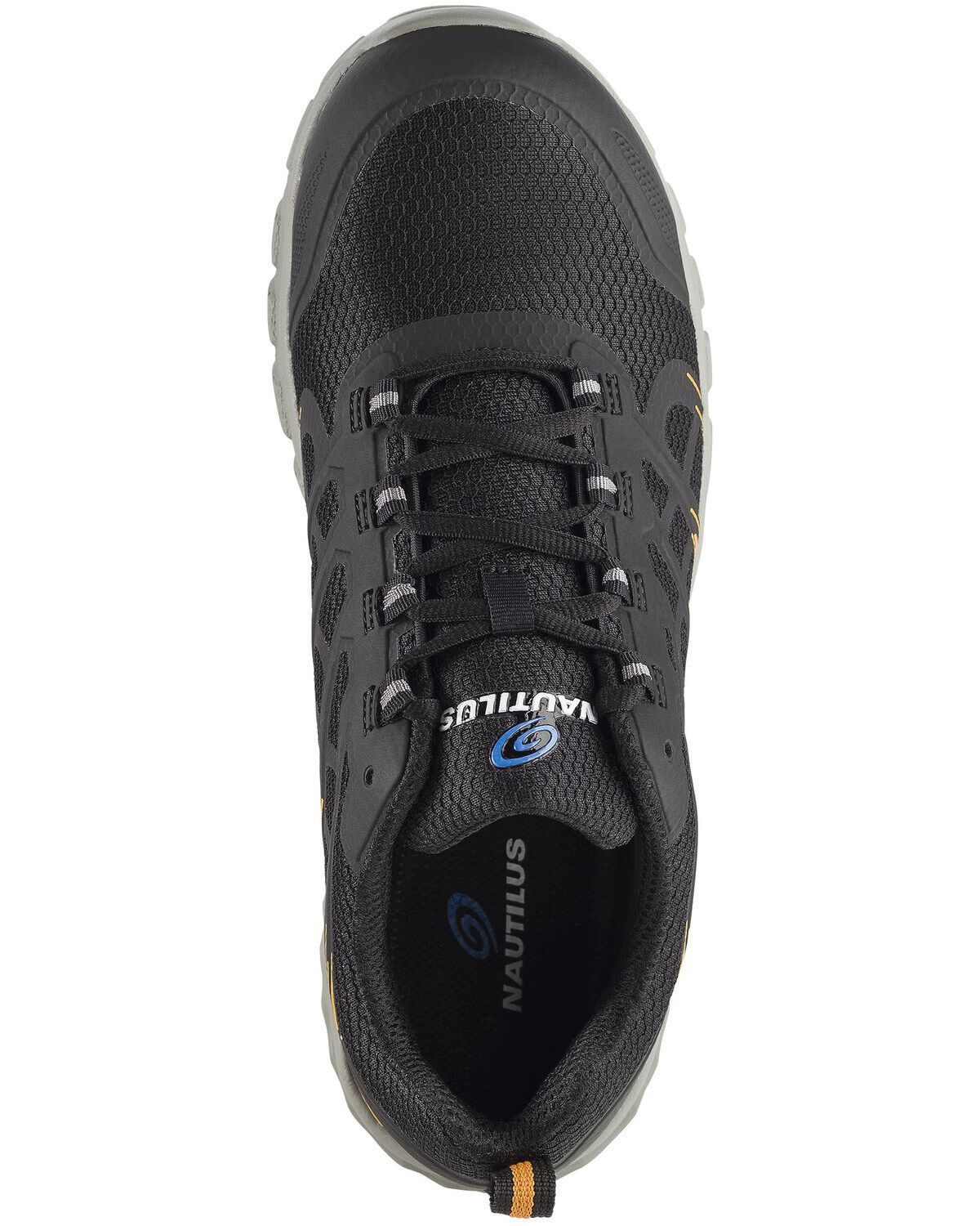 Image #6 - Nautilus Men's Black Stratus Slip-Resisting Work Shoes - Composite Toe, , hi-res