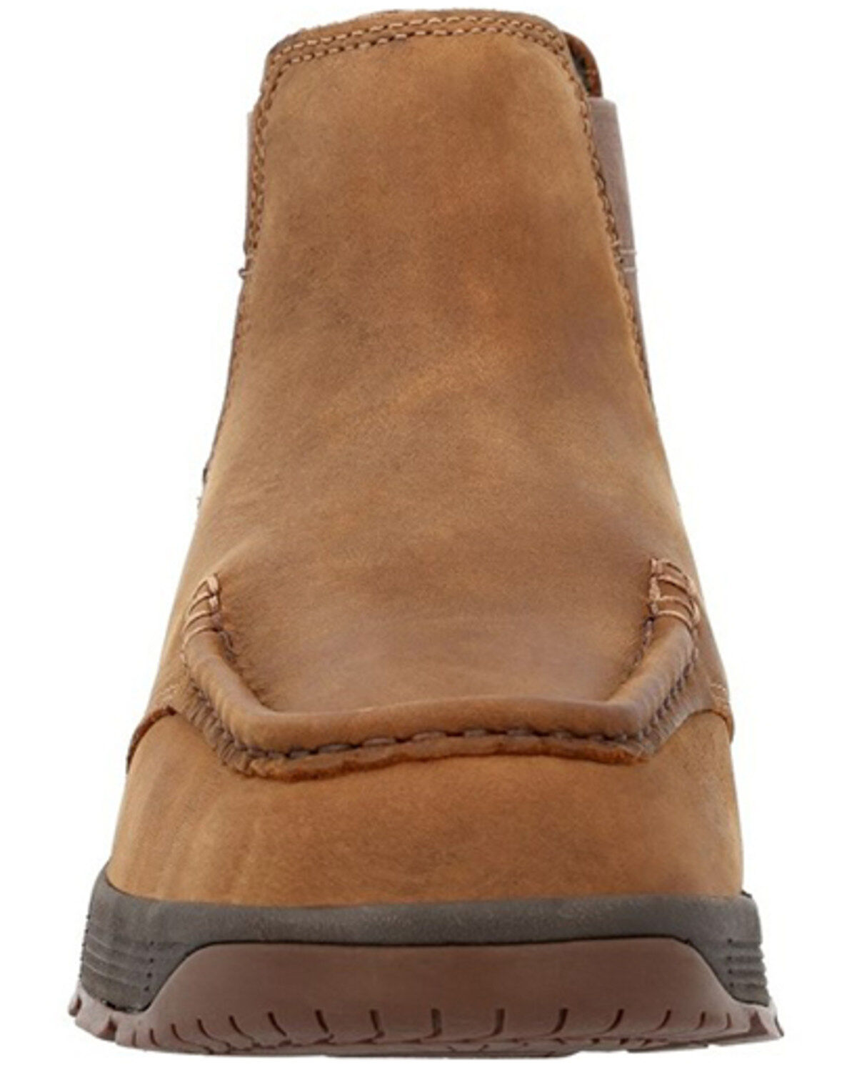 Image #4 - Georgia Boot Men's Athens Superlyte Waterproof Chelsea Work Boots - Moc Toe, Brown, hi-res