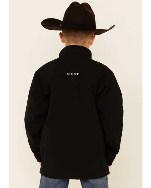 Image #4 - Ariat Boys' 2.0 Softshell Performance Stretch Jacket , Black, hi-res