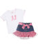 Image #1 - Kid's Korral Girl's Sequin Ruffle Shirt and Skirt Set, , hi-res
