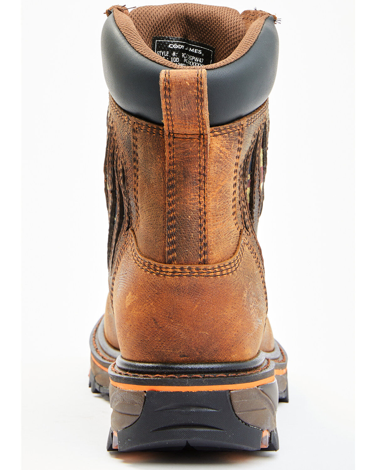 Image #5 - Cody James Men's Decimator Vibram Lace-Up Work Boots - Composite Toe, Brown, hi-res