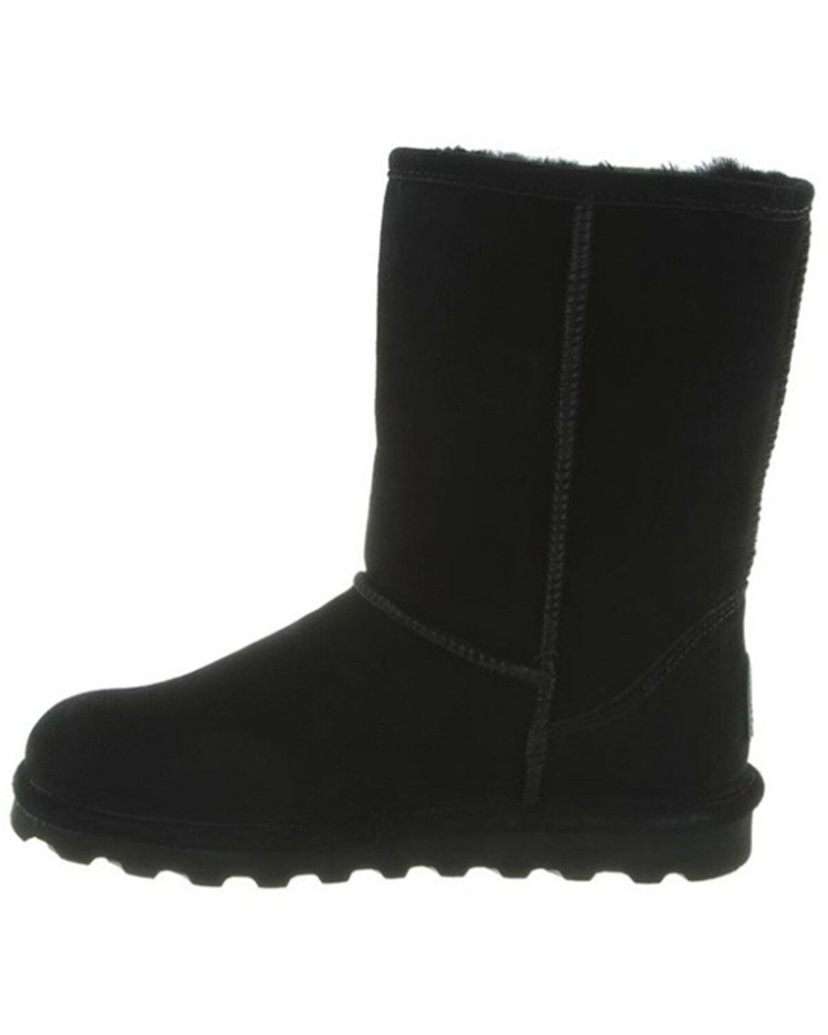 Image #3 - Bearpaw Women's Elle Short Boots - Round Toe, Black, hi-res