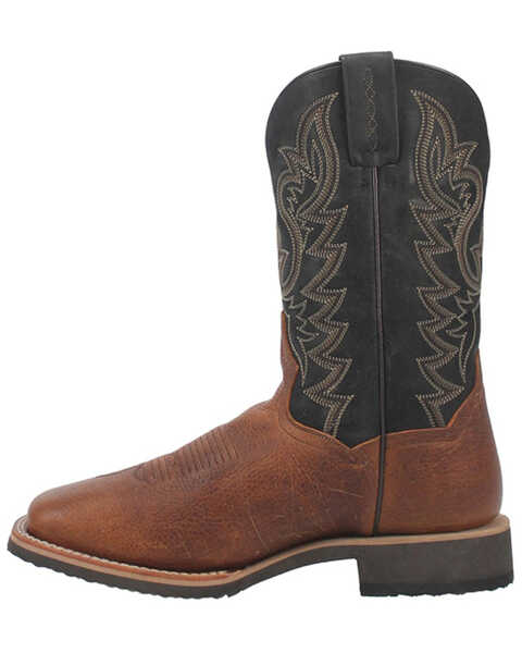 Dan Post Men's Boldon Western Performance Boots - Broad Square Toe, Brown, hi-res