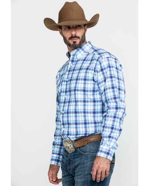 Image #3 - Ariat Men's Gilroy Multi Small Plaid Long Sleeve Western Shirt , , hi-res