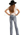Image #6 - Rock & Roll Denim Girls' Striped Trouser Jeans, , hi-res