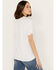 Image #4 - Merch Traffic Women's Chris Stapleton Metallic Oversized Short Sleeve Graphic Tee, White, hi-res