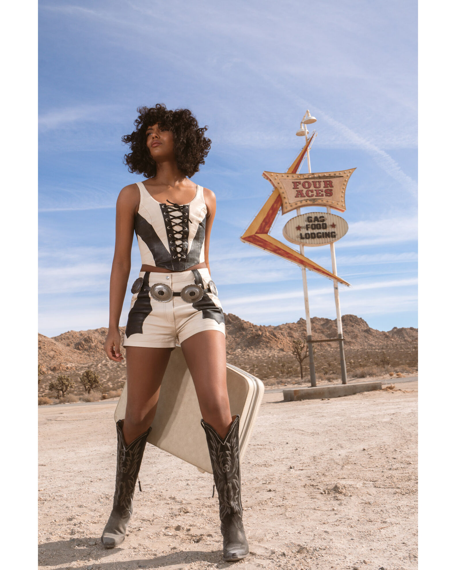 Understated biker discount boot