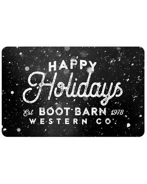 Boot Barn Holiday Snow Gift Card, No Color, hi-res