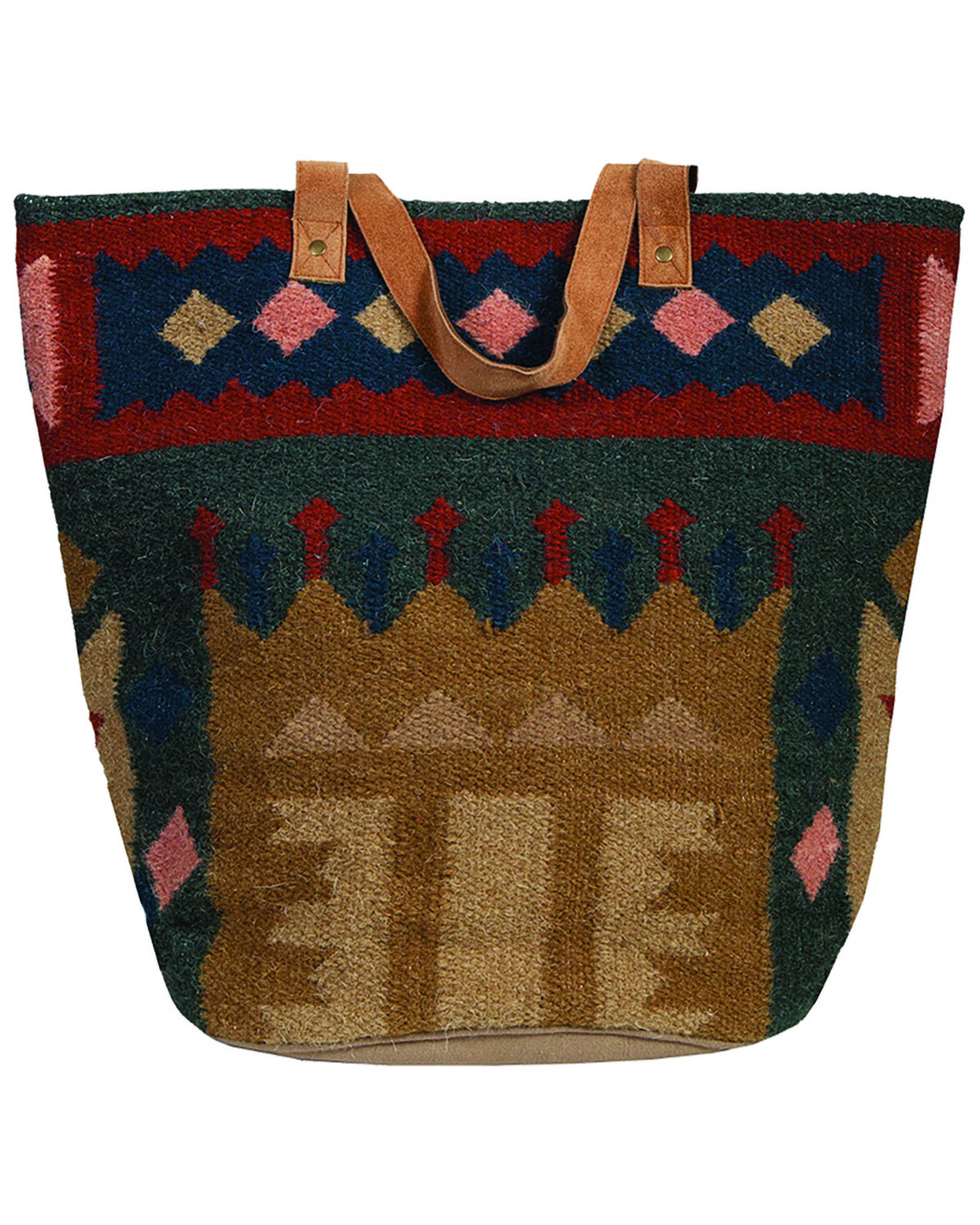 Image #1 - Scully Women's Woven Design Handbag, Multi, hi-res