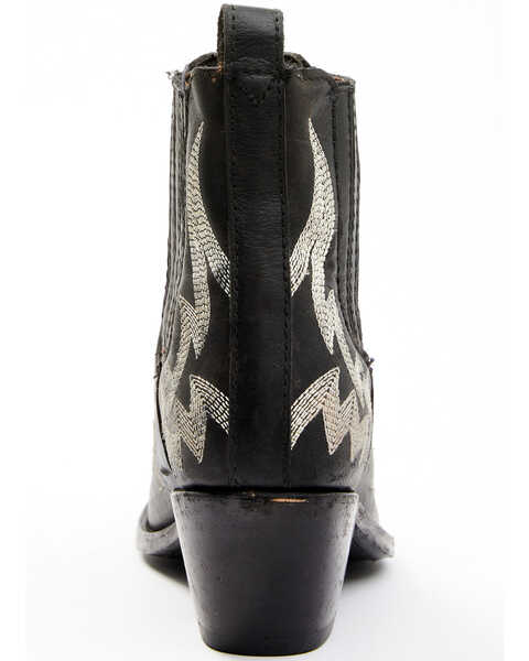 Image #5 - Caborca Silver by Liberty Black Women's Simone Western Booties - Medium Toe , Black, hi-res