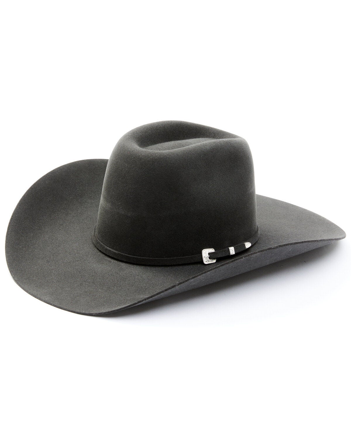 Serratelli Dallas 6X Felt Cowboy Hat, Charcoal, hi-res