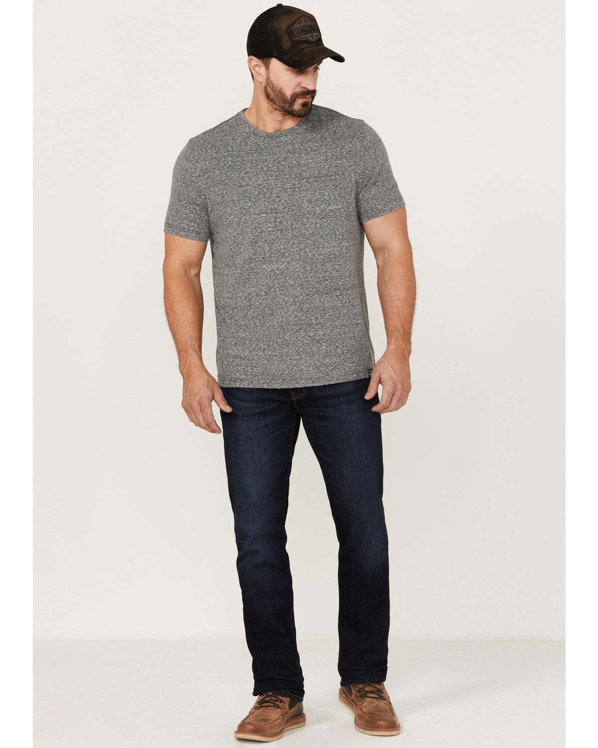 Image #2 - Flag & Anthem Men's Biscoe Snowy Stripe T-Shirt, Grey, hi-res
