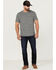 Image #2 - Flag & Anthem Men's Biscoe Snowy Stripe T-Shirt, Grey, hi-res