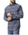 Image #2 - Kimes Ranch Men's Ortega Southwestern Striped Print Long Sleeve Button-Down Western Shirt, Indigo, hi-res