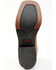 Laredo Women's Flower Inlay Western Performance Boots - Broad Square Toe, Tan, hi-res