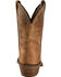 Abilene Women's Distressed 7" Western Boots - Snip Toe , Brown, hi-res