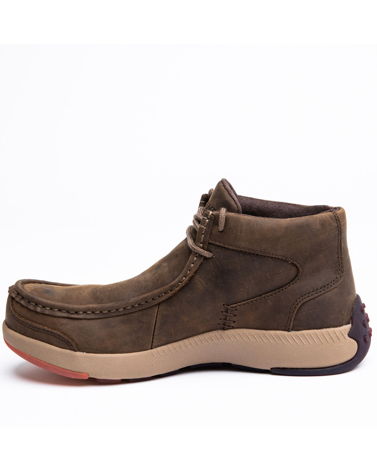 Image #3 - Cody James Men's Low Cut Casual Driver Work Boots - Composite Toe, Brown, hi-res