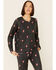 Image #5 - PJ Salvage Women's Lil Hearts Lounge Pants, Charcoal, hi-res